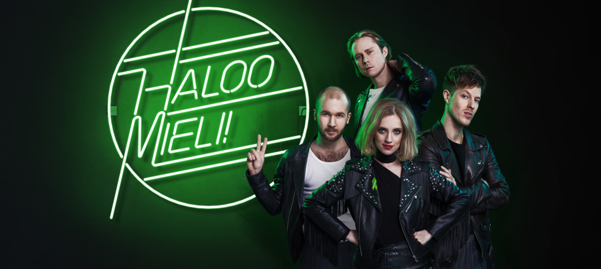 Haloo Helsinki! -yhtye on vuoden 2022 Mielinauha-kampanjan keulakuva.