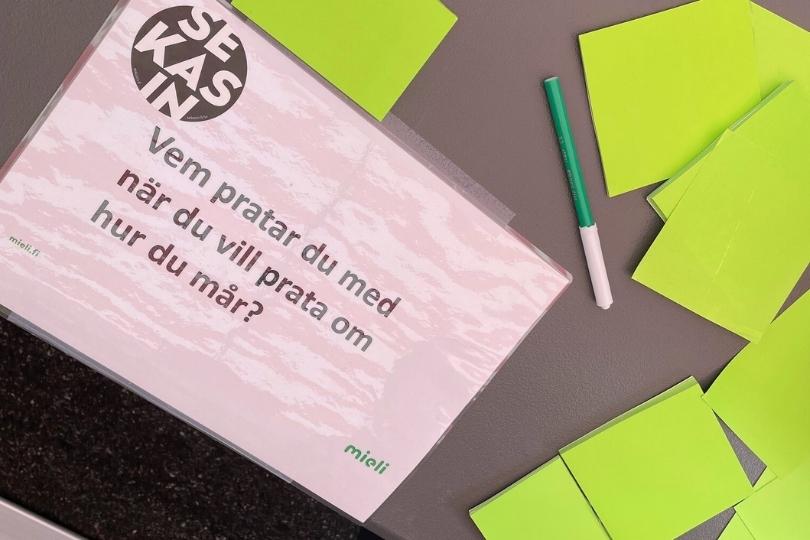 Vem pratar du med när du vill prata om hur du mår?