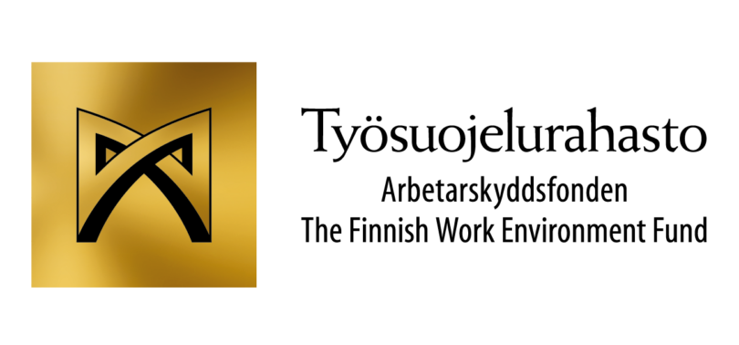 Logo: Työsuojelurahasto, Arbetarskyddsfonden, The Finnish Work Environment Fund